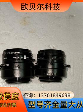 基恩士镜头HR F1412mm镜片通透成色如图有点擦