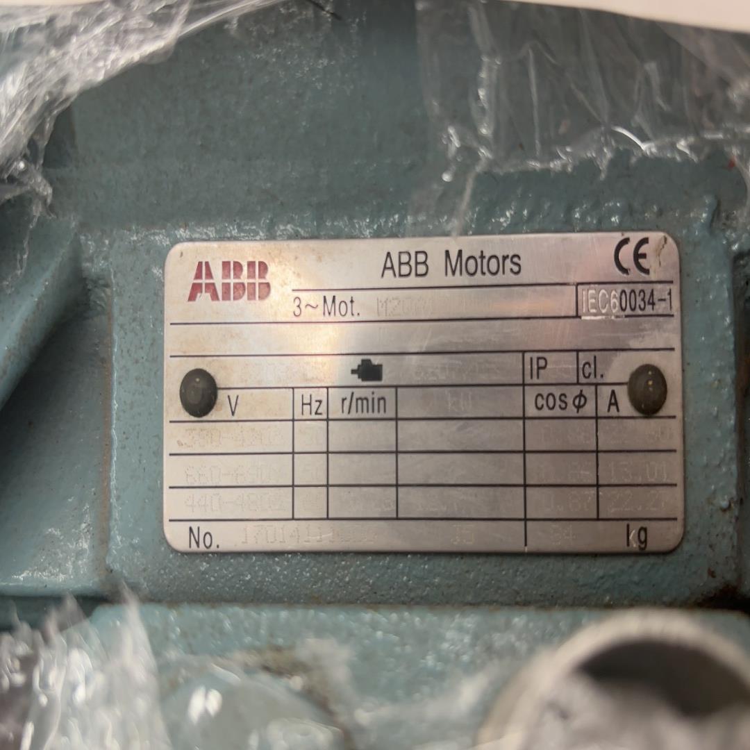 ABB异步电动机 11 kW 22.6A 1440/1728