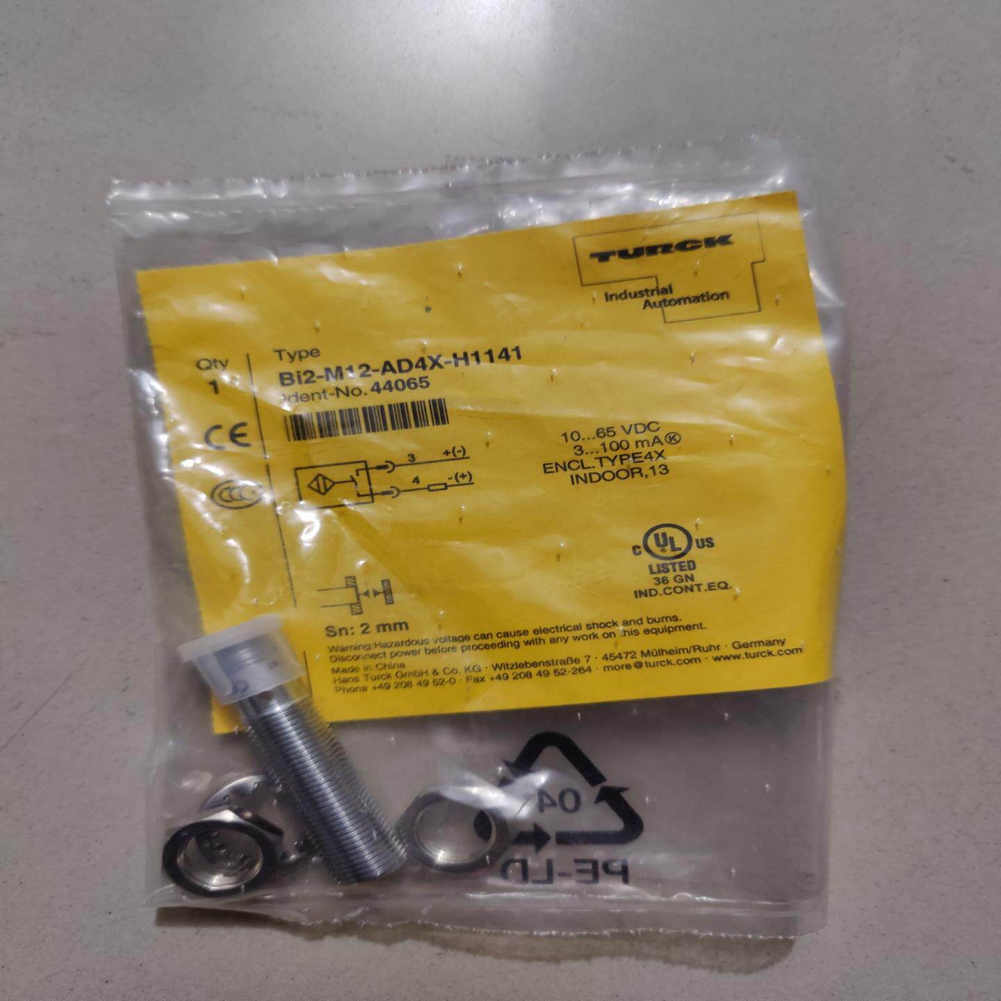 图尔克 全新原装 Bi2-M12-AD4X-H1141