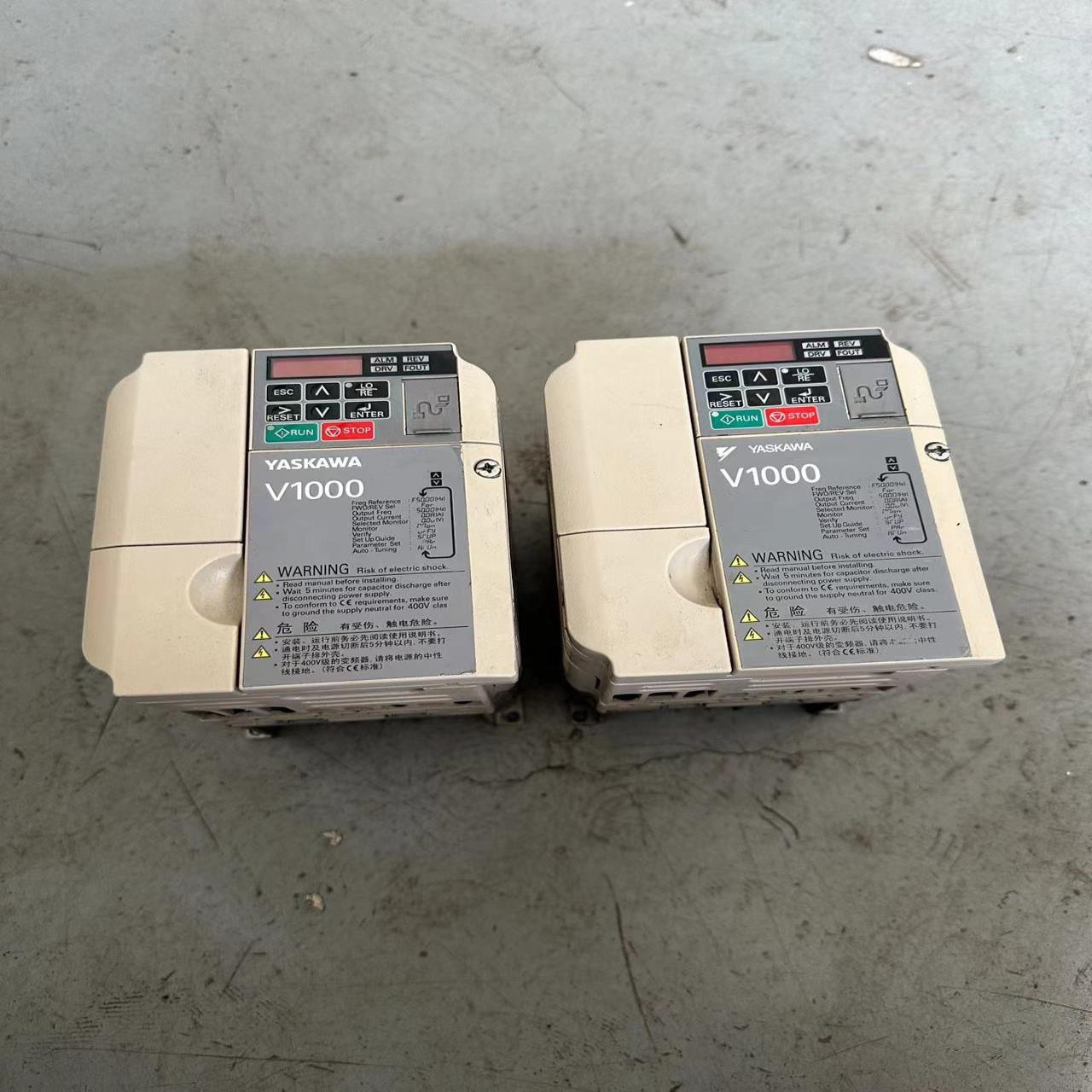 9成新安川变频器V1000系列CIMR-VB4A0007BB