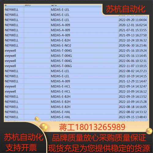 霍尼韦尔midas探测器，现货