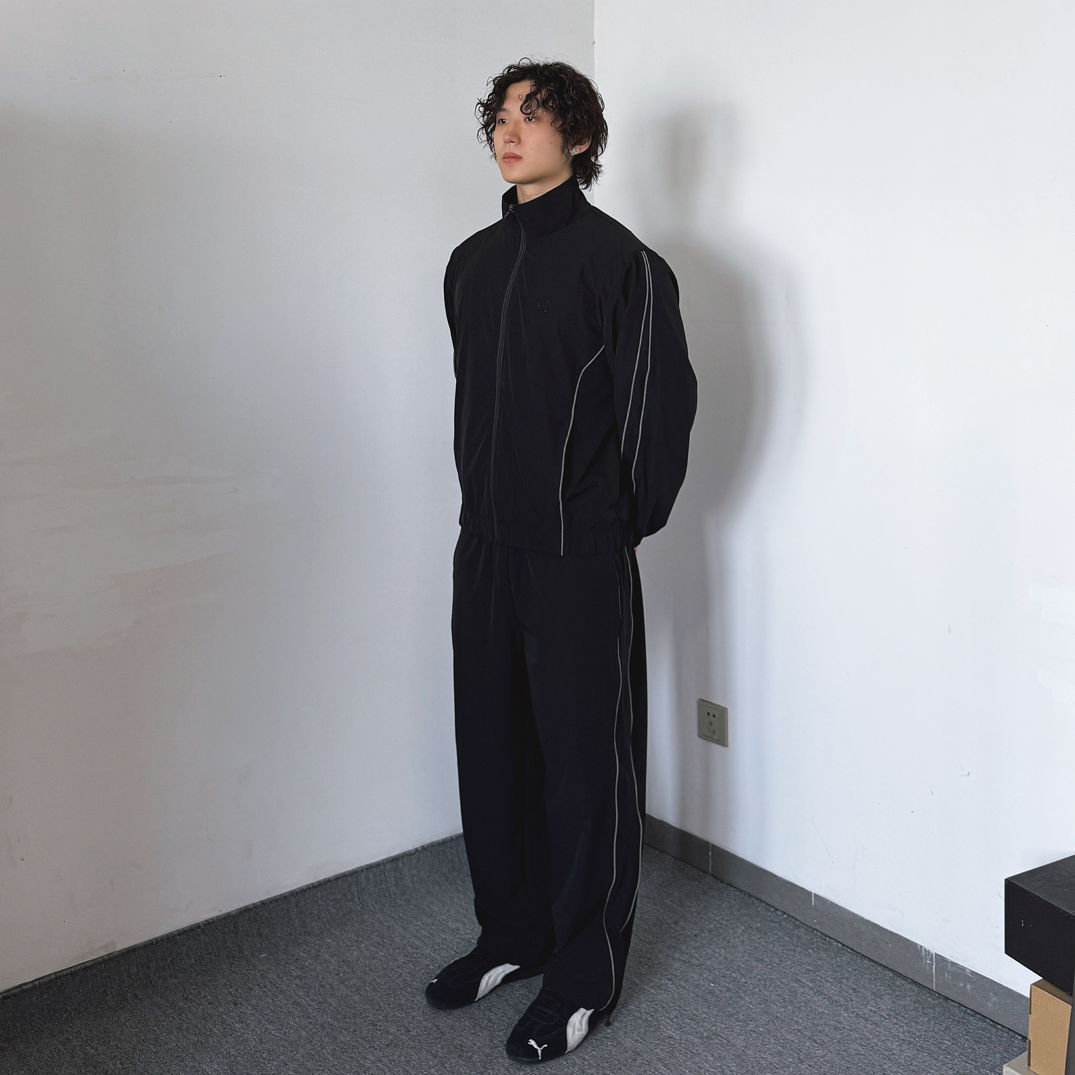 尼龙运动套装春秋外套长裤