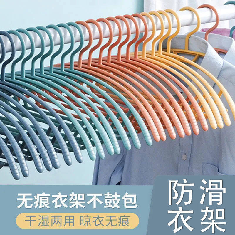 伈优良品无痕衣架家用宽肩加粗加厚防滑不鼓包学生宿舍晒衣服塑料怎么看?