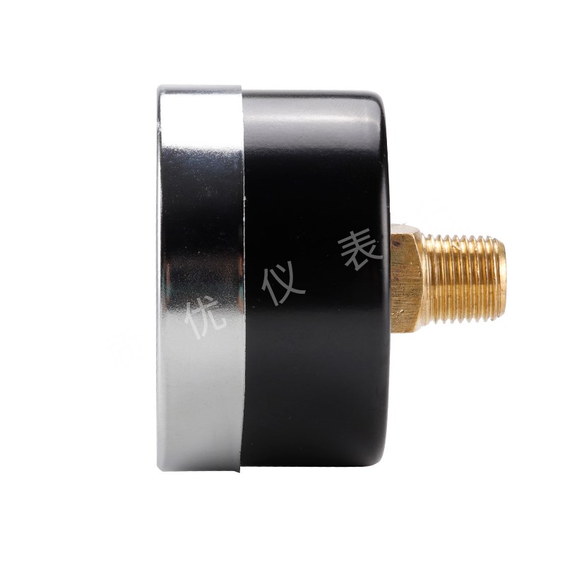 0-60psi 0-4bar1/8NPT40mm直径气压表水表液压表油压表轴向压力表