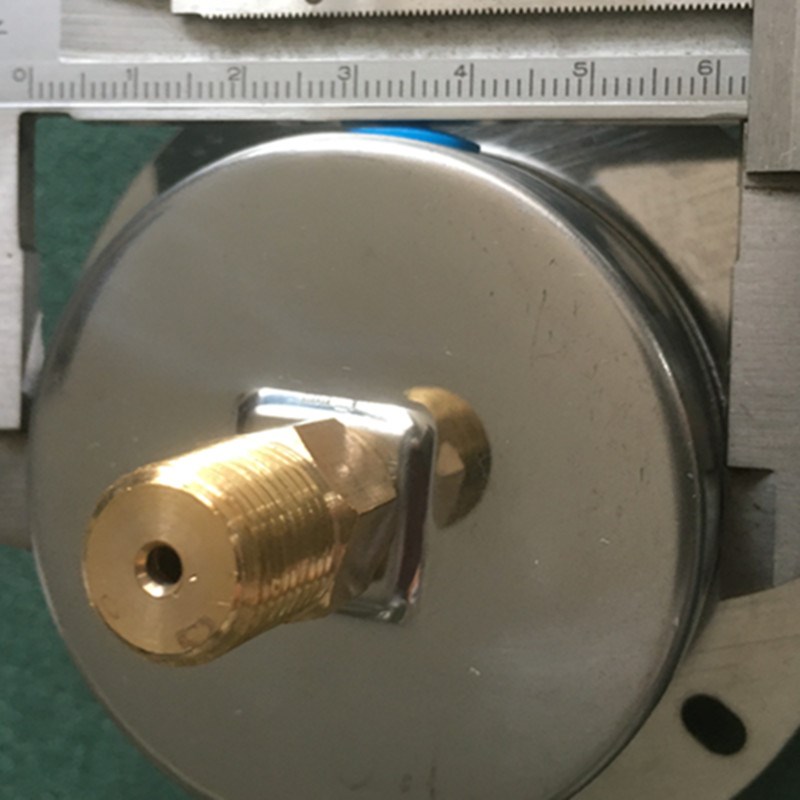 轴向充油耐震压力表0-1MPA背接式气压表0-10Kg电动液压泵油压表.