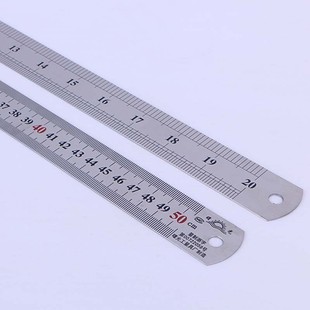 60cm 钢尺1米不锈钢直尺加厚钢板尺子15 1.5米2米钢皮尺