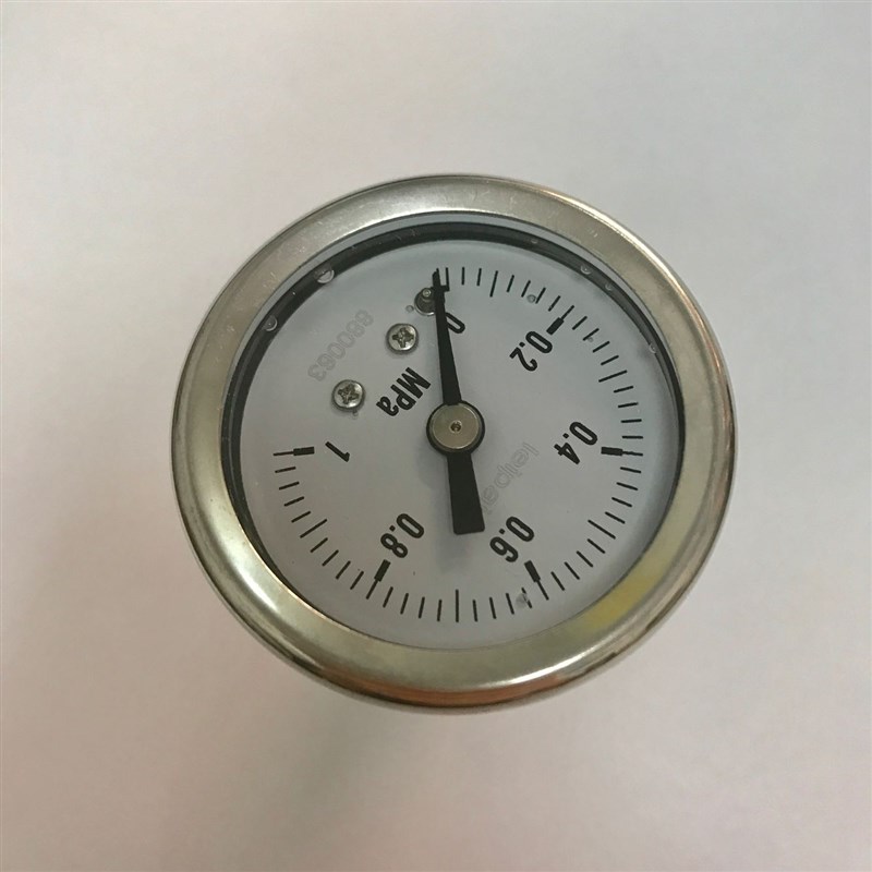 yn-40bf-z  0-1mpa 耐震不锈钢压力表  轴向防腐压力表 40mm