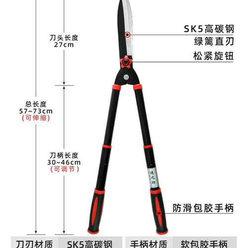 德国剪枝专用剪刀修树枝果树园艺花卉绿篱枝条修剪粗枝大剪刀sk5
