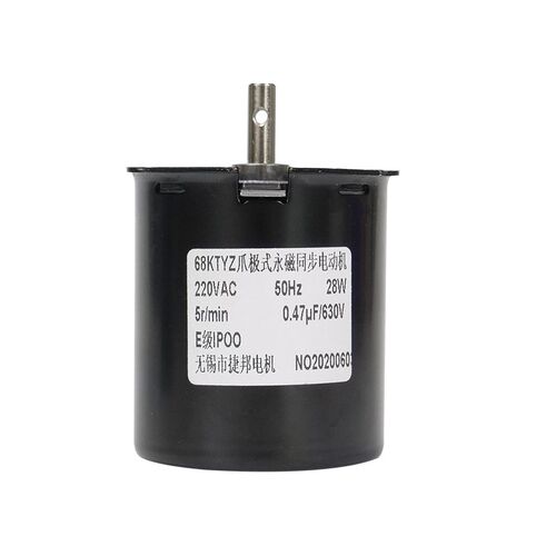 68KTYZ交流永磁同步电机220V正反转微型低速多转速大力矩减速马达