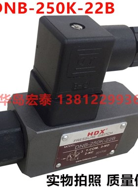 台湾海德信HDX/液压压力继电器/油压开关/HDNB-250K-22B DNB-250K