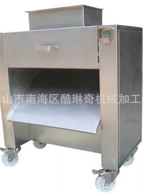 云南商用烧烤店烧排骨切骨机 冻鲜鱼鸭鸡切块机 可调整尺寸切骨机
