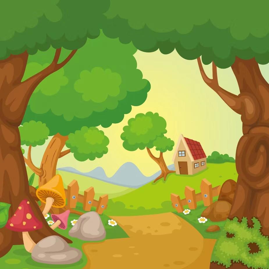 舞台幕布布景设计制作儿童剧戏曲剧目话剧森林演出活动幕布小学生