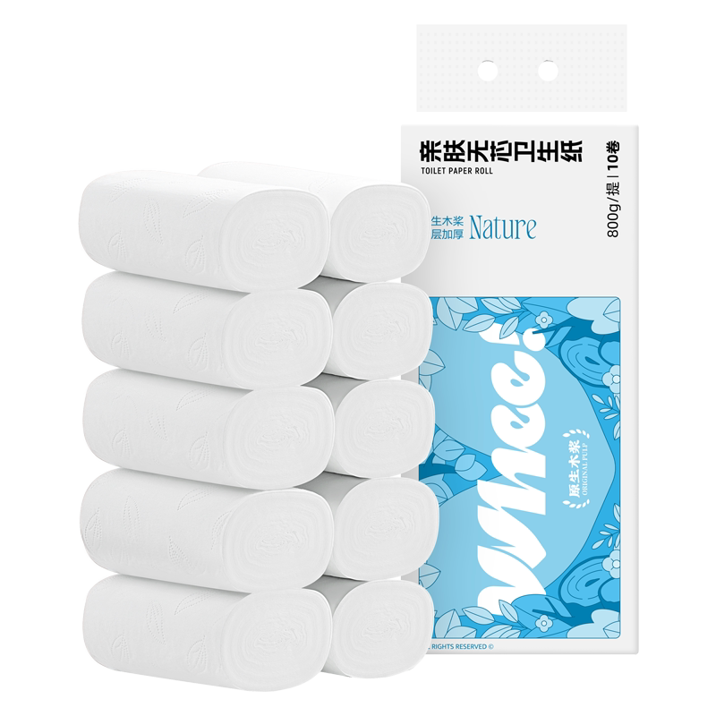 有点淘气X有钱花有芯卷纸4层加厚优等品10卷/提