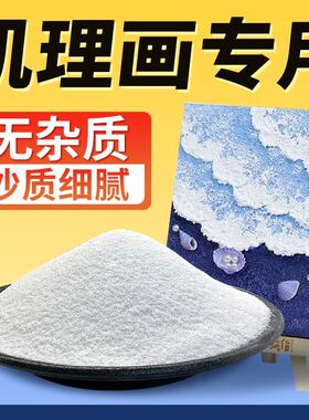 石英砂丙烯画工具材料美术生纯白沙子造景细沙油画肌理画手工diy