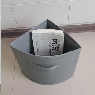 定制无纺布收纳整理箱学生抽屉书柜储物盒家居衣柜转角异形收纳盒