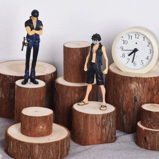 盲盒底座摆件小木桩原木墩树桩树干拍摄道具手工diy园艺壁炉装饰