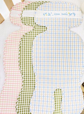 婴儿苎麻手推车凉席新生宝宝安全座椅夏季冰丝童车坐垫子透气通用