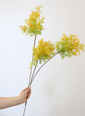 仿真黄栌雾花婚庆批发