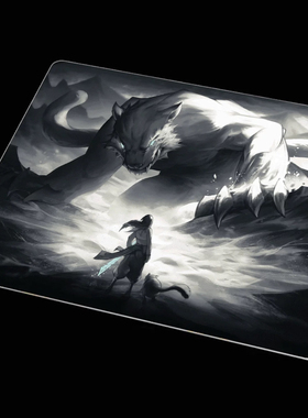 Tekkusai The beast limited野兽玻璃鼠标垫FPS打瓦APEX同款复刻