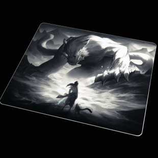 limited野兽玻璃鼠标垫FPS打瓦APEX同款 beast 复刻 The Tekkusai