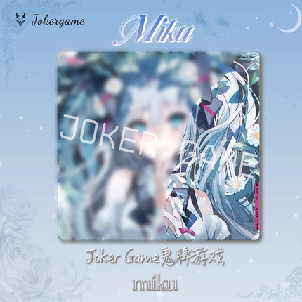 WALLHACK4.0初音未来日本限定钢化玻璃涂层电竞鼠标垫顺滑复刻版