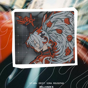 斯凯派WALLHACK4.0漂移Drift 复刻fps打瓦 Sora钢化玻璃鼠标垫同款