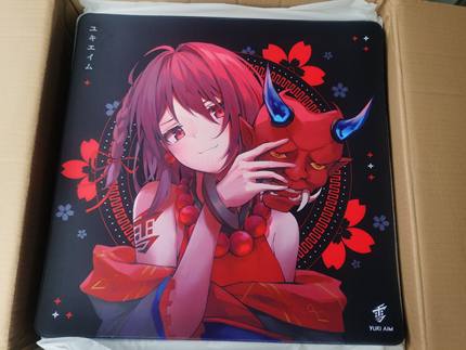 YUKI AIM布垫二次元限量款鼠标垫顺滑细面csgo打瓦fps类 复刻版