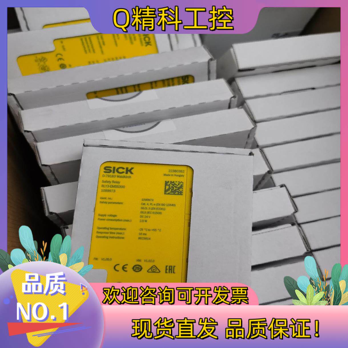 现货全新西克 SICK 安全继电器RLY3-EMSS300