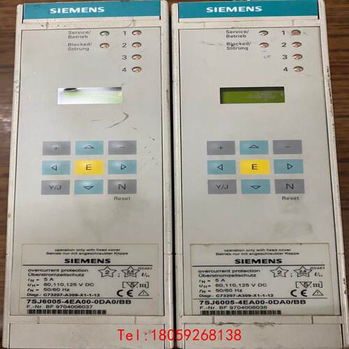 【非标价】西门子微机综合保护器7SJ6005-4EA00-0DA0/B