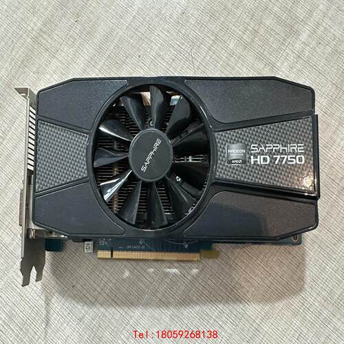 【非标价】蓝宝石HD7750 1g D5显卡 成色漂亮，全接口两个DV