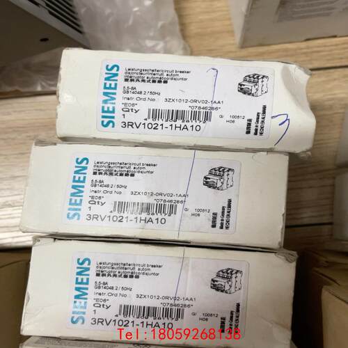 【非标价】西门子3RV1021-1HA10断路器库存3