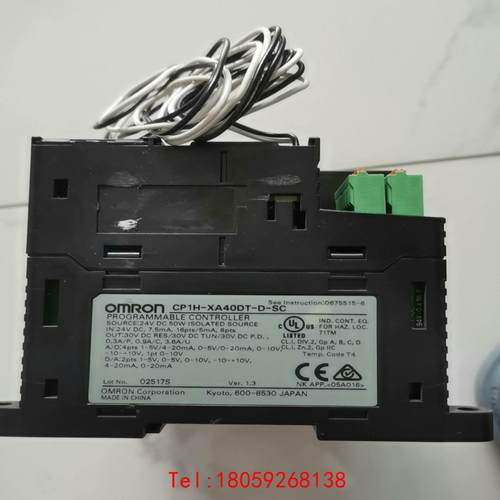 【非标价】欧姆龙模块CP1H-XA40DT-D-SC二手拆机功能完好需