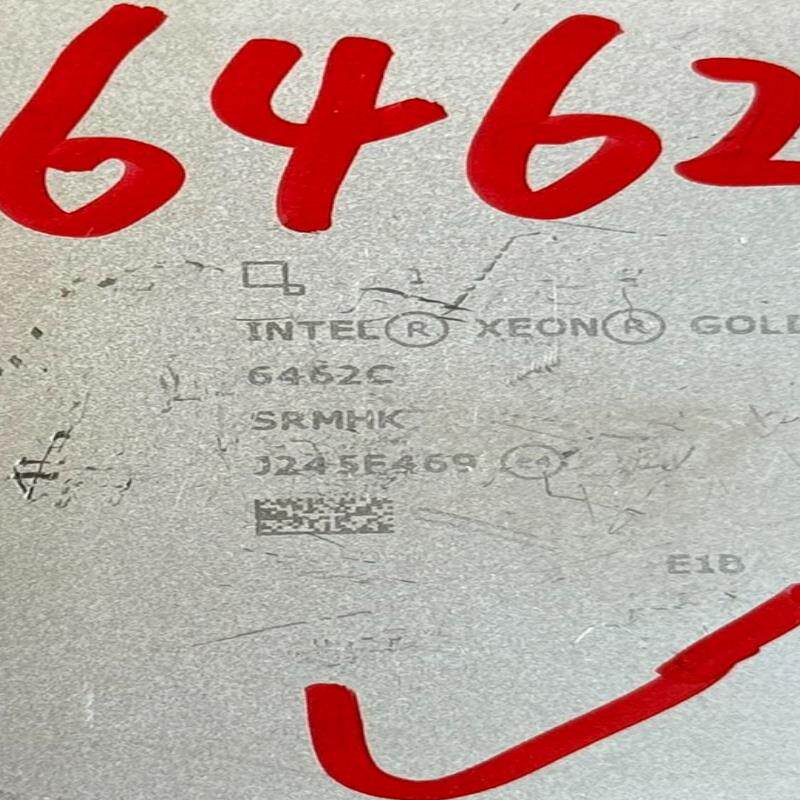 Gold 6462C 正式版 (32核心64线程 3.30主