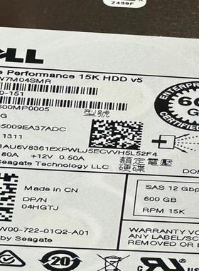 原装 DELL ST600MP0005 600G SAS 1