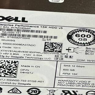 原装 DELL ST600MP0005 600G SAS 1