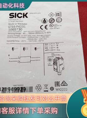 现货全新原装西克传感器GTE6-P42319个