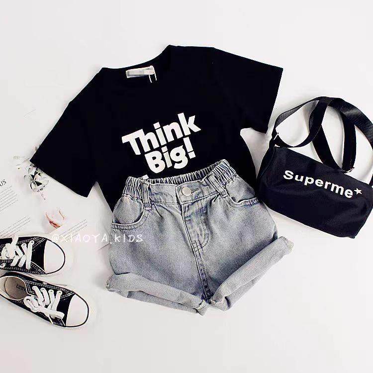 女童韩国潮范短裤薄款热裤夏季新款童装儿童百搭夏装牛仔短裤洋气,童装/婴儿装/亲子装,儿童牛仔裤,淘宝优惠券,粉丝福利购,淘宝优惠卷