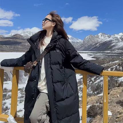 Uc棉服女长款过膝2025年冬季新款加厚高级感棉衣宽松保暖韩版外套