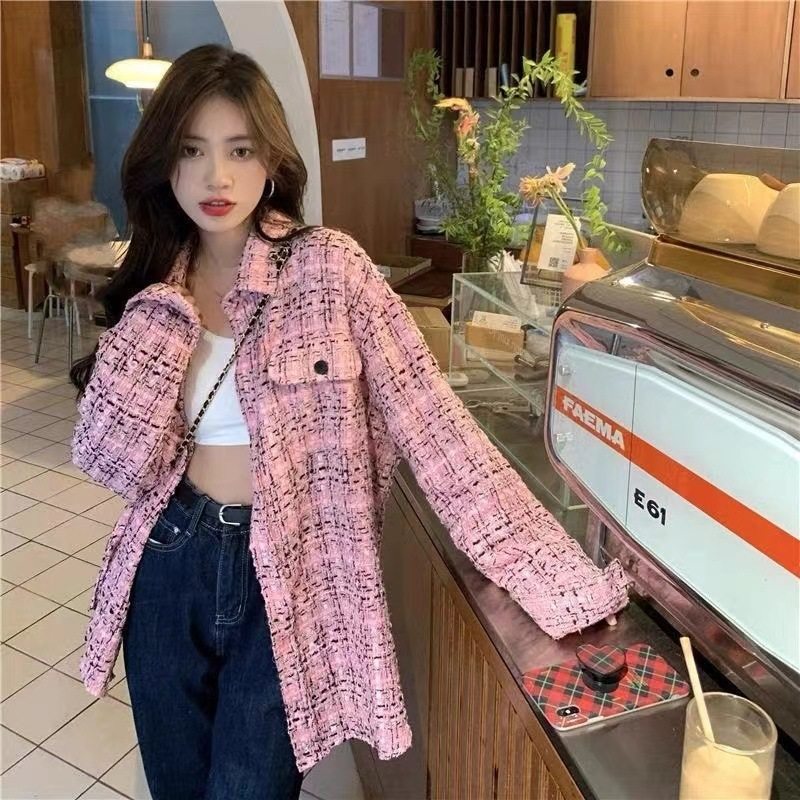 UC小香风外套女春秋款宽