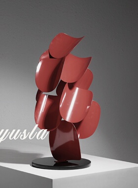 感样板间售楼部玄关柜特大号别墅客厅落地大型摆件家居装饰品