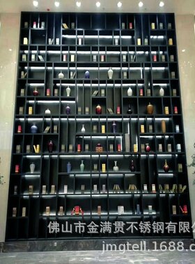 佛山厂家不锈钢酒柜 红酒展示柜 别墅酒吧恒温酒柜 201/304红酒柜