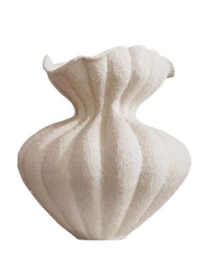 法式大花瓶感摆件样板间民宿餐桌客厅玄关卧室复古艺术花器