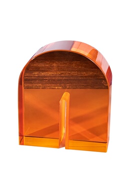 简约风格水晶软装摆件蓝色渐变方体玄关门客厅家居烤色蓝立方摆件