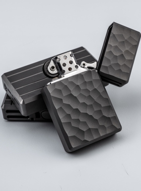 METEOR煤油打火机盔甲火胄TC21钛合金复古防风露营户外推牌EDC