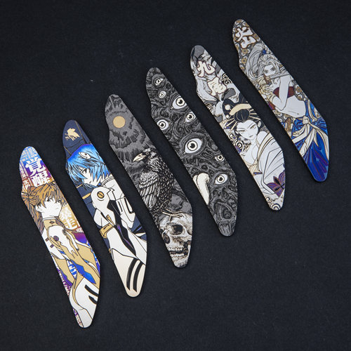 Kazan/火山配件 手柄贴片 钛合金贴片 激光雕刻 手工烧制