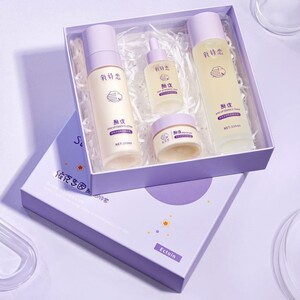 氧诗恋依克多因熬夜水乳四件套装补水保湿控油净痘学生护肤