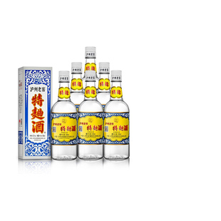 52度500mI 60版 泸州老窖特曲酒 6瓶浓香型白酒整箱 官方直营