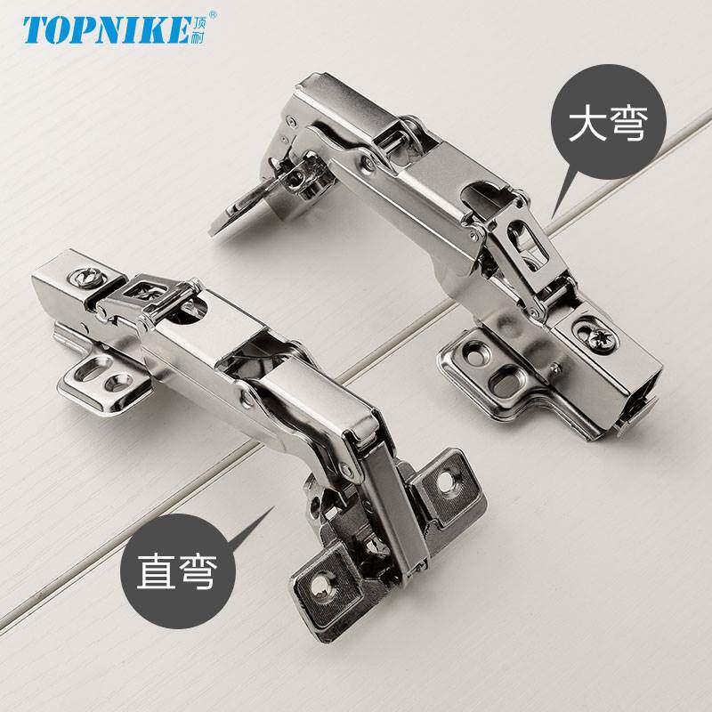 顶耐165度175度液压缓冲衣柜门铰链橱柜门飞机合页大角度烟斗铰链