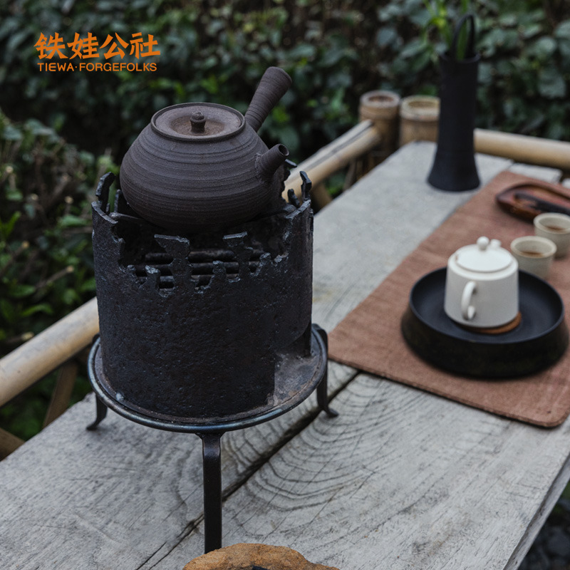 鐵娃公社碳爐純手工鍛打