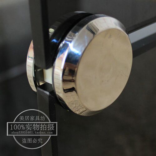 钜日 玻a璃夹玻璃托 圆形塑料玻璃茶几玻璃连接件 家具五金配件